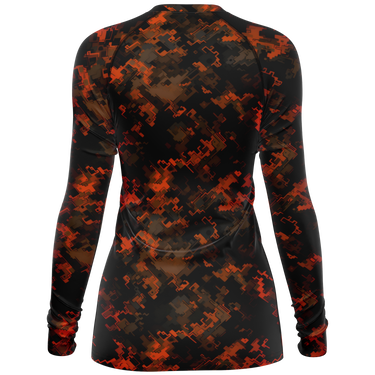 Chokefish™ Long Sleeve Rashguard Camouflage Woman's Shirt-017